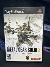 Metal Gear Solid 3 Subsistence PS2 Complete CIB 2 Disc Set Tested Working