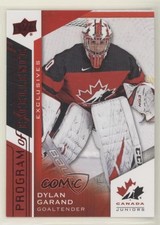 2020 Team Canada Juniors Program of Excellence Exclusives /165 Dylan Garand yc8