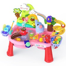 2026 Upgraded Water Table for Toddlers 1-3, Outdoor Toddler Toys Sand Water P...