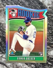 2025 BOWMAN CHROME KUMAR ROCKER #ROY-5 DIE CUT Baseball CARD Rookie RANGERS RC