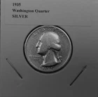 SILVER  1935- WASHINGTON QUARTER-Read for Free Shipping