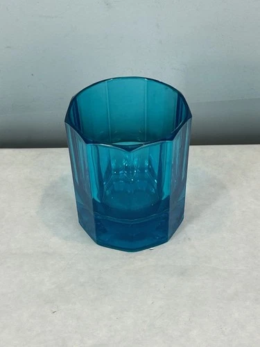 Vintage Sebastian Marcen 9 Panel Crystal Whiskey Tumbler Glass 12oz A Few Flaws