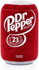 Dr Pepper Pillow Soft Plush Soda Can Design Funny Decorative Throw Pillow
