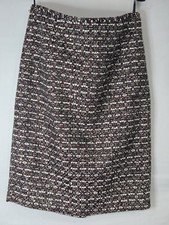 NWT Calvin Klien Women's Black/White/Red Tweed Pencil Skirt Size 6