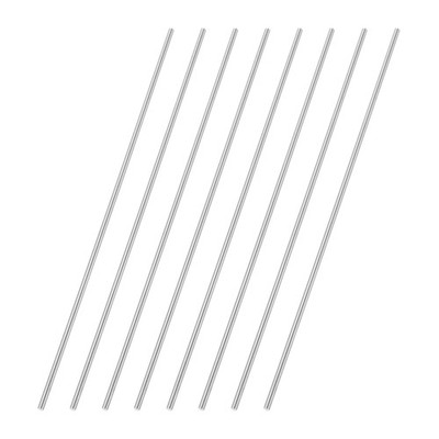 8 Pcs Round Steel Rod 2.2mm Diameter 150mm Long HSS Lathe Bar Stock Tool