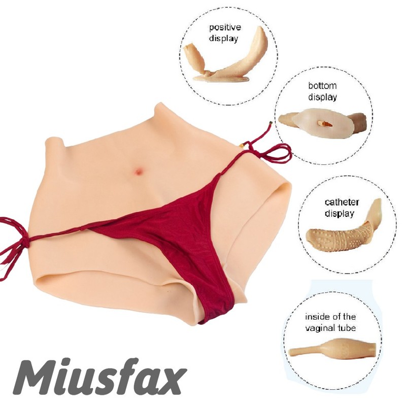 Silicone Buttock Fake Vagina Female Vagina Pants Underwear Crossdressers Panties