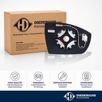 Spiegelglas Aussenspiegel Links Diederichs 1471227 FÜR Ford Ersatzglas Spiegel