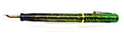 Sheaffer Vintage White Dot Jade Green Fontain Pen-Lifetime extra fine nib-works — photo 3