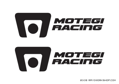 (2) 12" MOTEGI RACING Sticker DieCut Decal - Bild 1 von 1