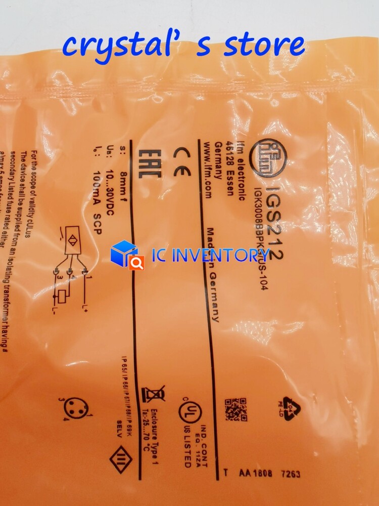 1PCS NEW IFM IGS212 free shipping
