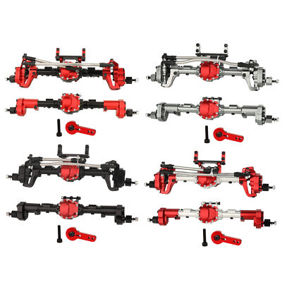 Metal Front Rear Portal Axles for 1/10 RC Crawler Axial SCX10 II 90046 90047
