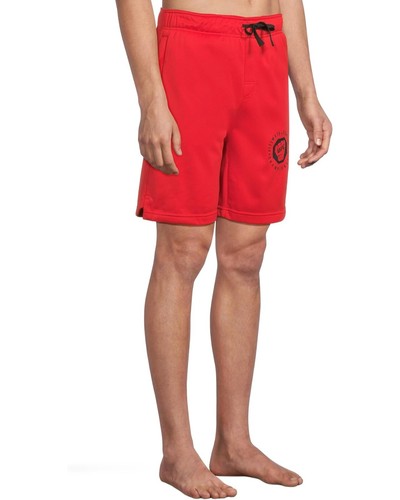UFC Basic Workout Shorts Mens Small Red 8" Inseam Drawstring Waist Active JDM240 - Zdjęcie 6 z 8