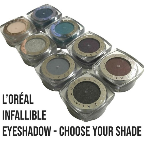 L'Oreal Infallible 24-Hour Eyeshadow | CHOOSE YOUR SHADE | 3.5g Individual Pots