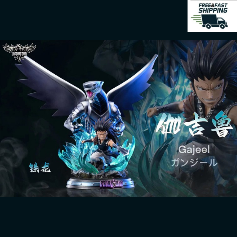 Black hawk stuudio FAIRY TAIL Gajeel·Redfox Resin Statue In Stock