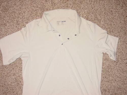 Mens 5.11 Tactical Ivory Paramount Polo 2.0 Shirt! Size S - Picture 2 of 6