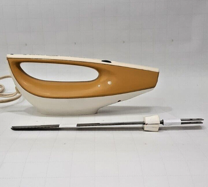 Vintage Hamilton Beach Scovill Electric Knife Model 275G Gold Made in