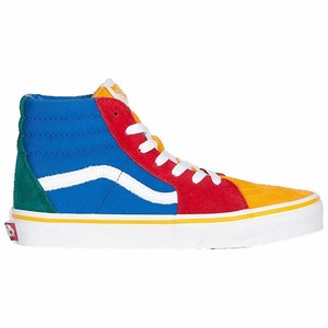 multi color vans high top