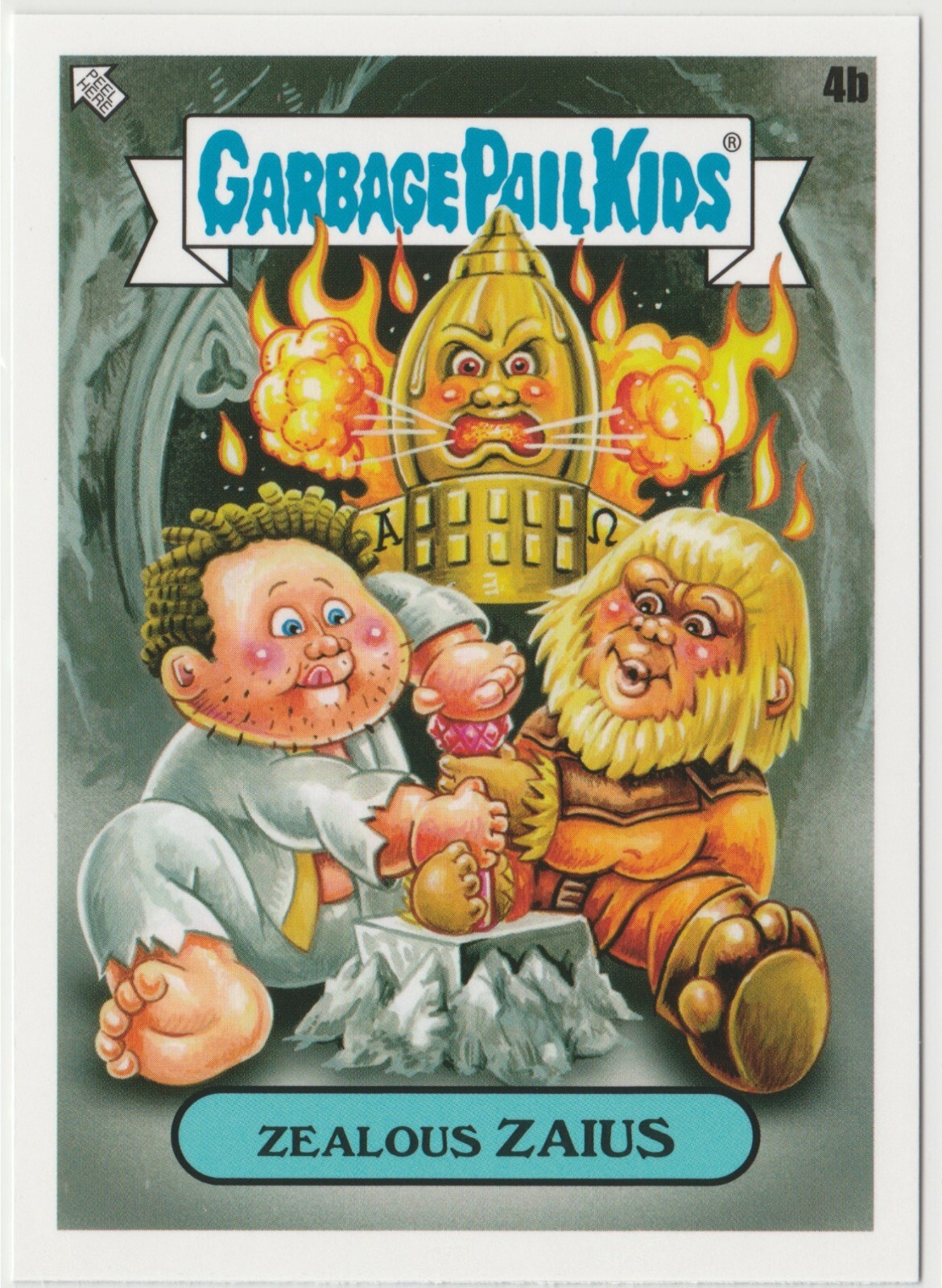 Zealous Zaius 4b GPK Intergoolactic Mayhem 2023 Garbage Pail Kids