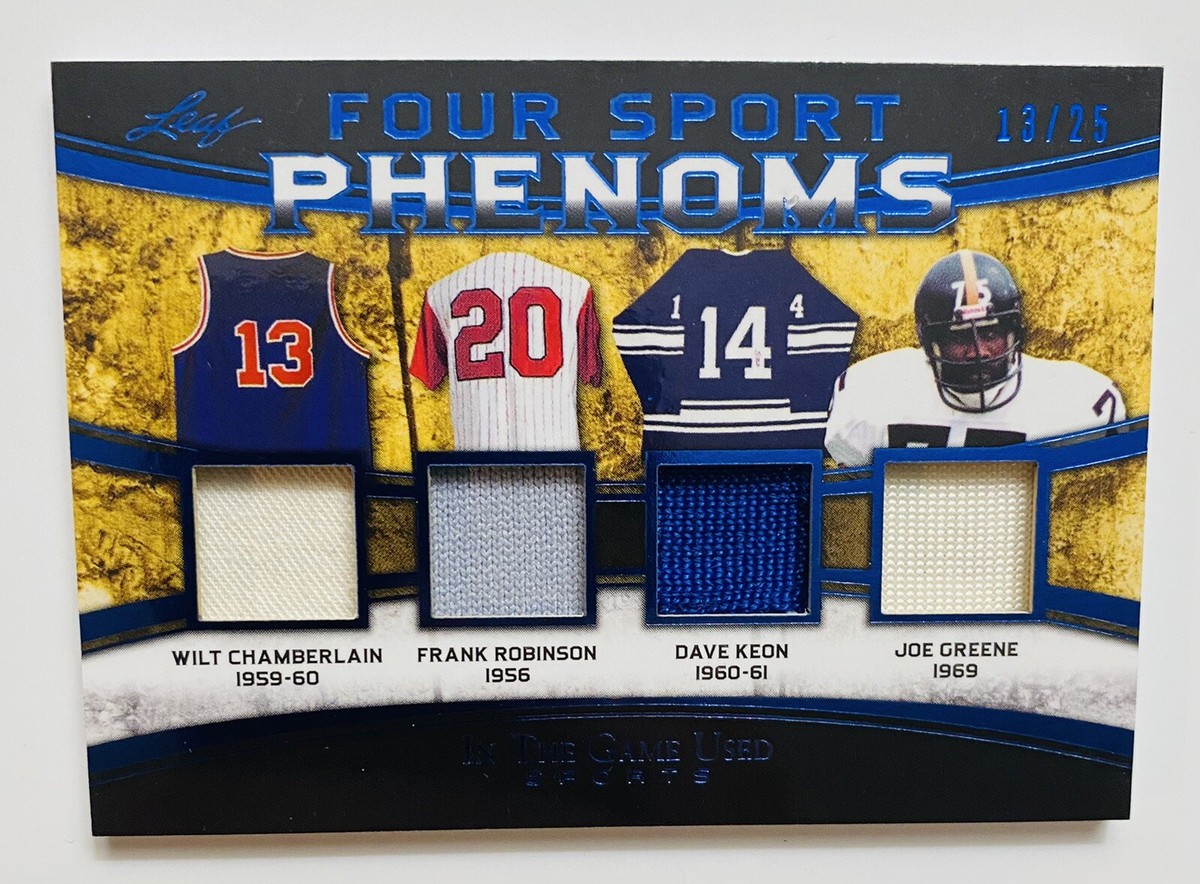 2019 Leaf ITG Wilt Chamberlain Frank Robinson Joe Greene Keon 13
