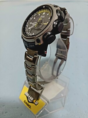 Casio Protrek Solar Titanium Triple Sensor Mint Condition