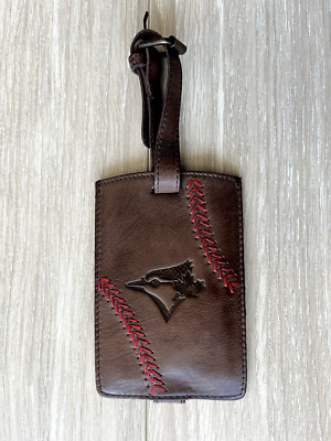 Toronto Blue Jays Leather Luggage Tag Brand New