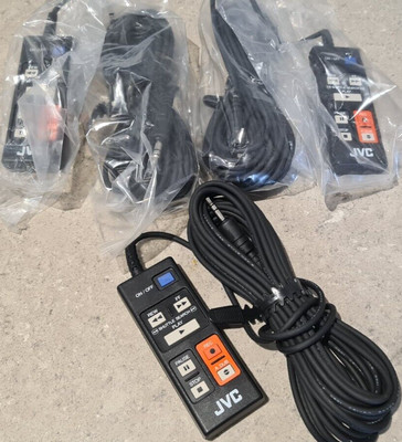 3 x JVC RM-P3U FERNBEDIENUNG FÜR JVC CAMCORDER KAMERAS - NEU & UNBENUTZT