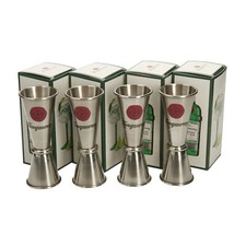 4 x 25ml/50ml Spirit Measure Doppelvorrichtung Tanqueray. Bar. Party.