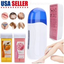 Roll on Depilatory Wax Heater Hot Wax Warmer cartridge Hair Removal Waxing Kits