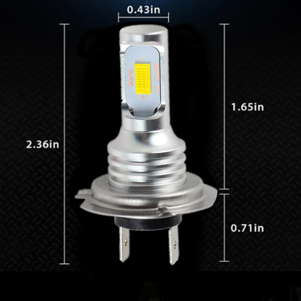 For Hyundai Tucson 2016 2017 2018 Combo LED Headlight + Fog Light Bulbs Kit - Image 2 of 4