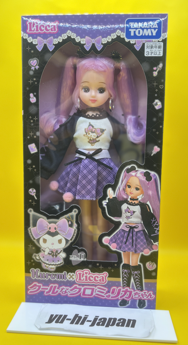 Sanrio Kuromi x Licca-chan & Room Doll Figure LD-11 Set Of 2