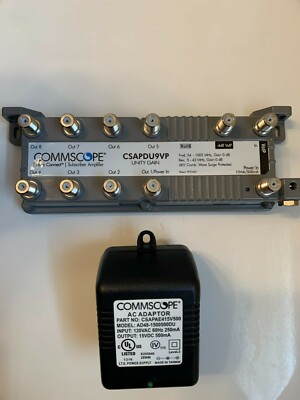Commscope CSAPDU9VP drop amp for cable, CATV, Antenna, RF, TV amplifier