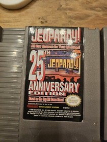 2 Nintendo Games Jeopardy 25th Anniversary NES Nintendo Game TOP GUN Konami 