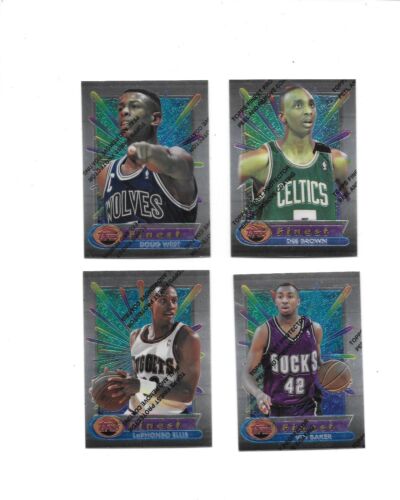 Lote de 16 cartas coleccionables de baloncesto NBA Topps Finest 1994-95 - Imagen 3 de 8