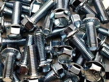 (40) Grade 5 Hex Head 1/2-13 x 1-1/2 Serrated Flange Bolts Cap Screws Zinc