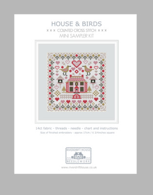 MINI LONG DOGS COUNTED CROSS STITCH KIT by RIVERDRIFT HOUSE