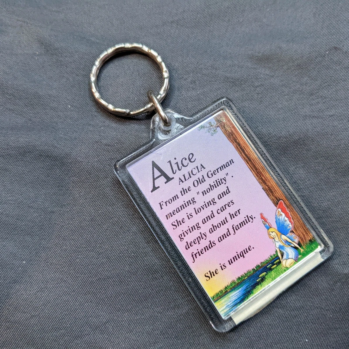 Alice in shop wonderland keyring