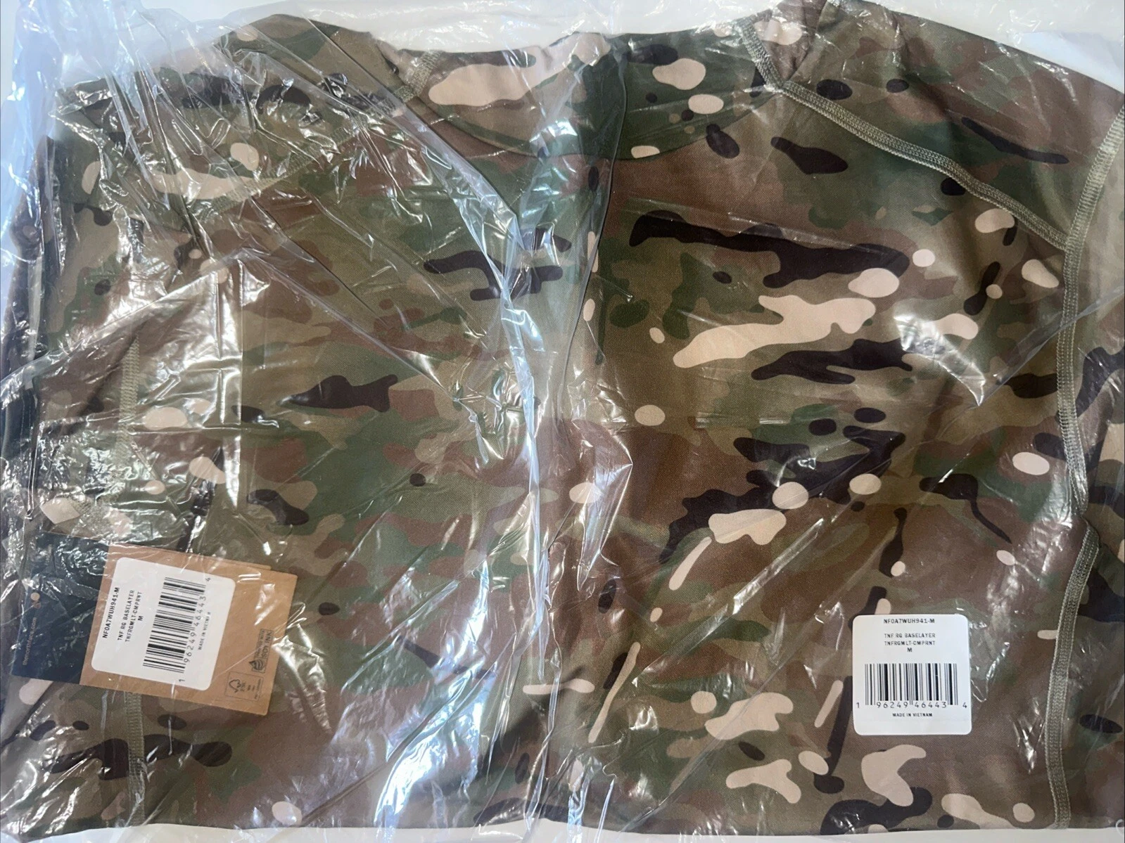 Supreme FW22 The North Face Base Layer L/s Top - M - Multi Camo