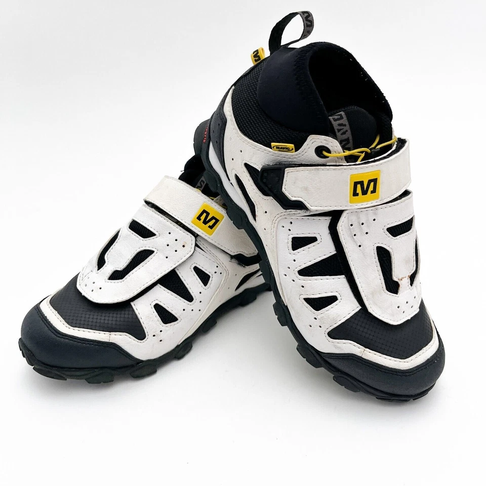 Mavic Alpine XL мужской/женский (США 5,5/6,5) MTB горный велосипед велосипед велосипед обувь белый - Изображение 2 из 4