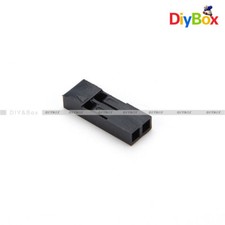 100Pcs Dupont Jumper Wire Cable Housing Female 2Pin Connector 2.54mm Pitch