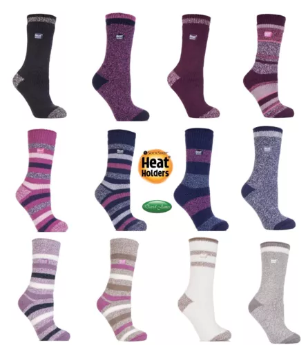 Ladies Thermal Winter Warm Original Twist  Heat Holders Socks UK 4-8 EUR 37-42