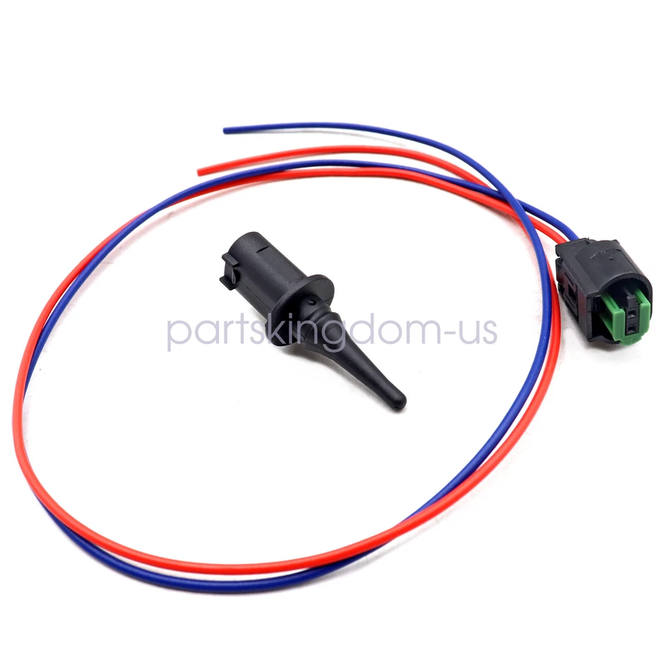 Sensor de temperatura del aire ambiente exterior + enchufe para Mercedes Benz C43 AMG C300 E350 Foto 4 de 4