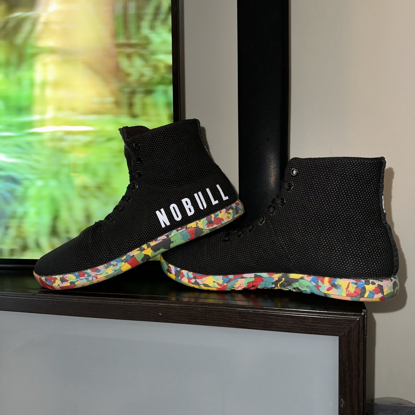 NOBULL High Top Black Wild Trainer Shoes Mens Sz 11.5 / Women 13 SOLD