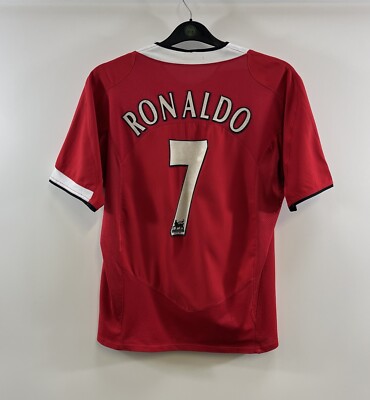 Manchester United Ronaldo 7 Home Football Shirt 2004/06 Adults