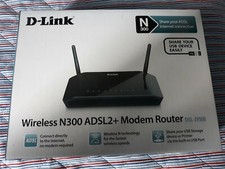D link wireless n300 adsl modem router dsl-2750b