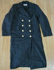 Flying Cross Us Naval Academy Gore-tex Black Jacket Rain Coat Size 12-p Women's