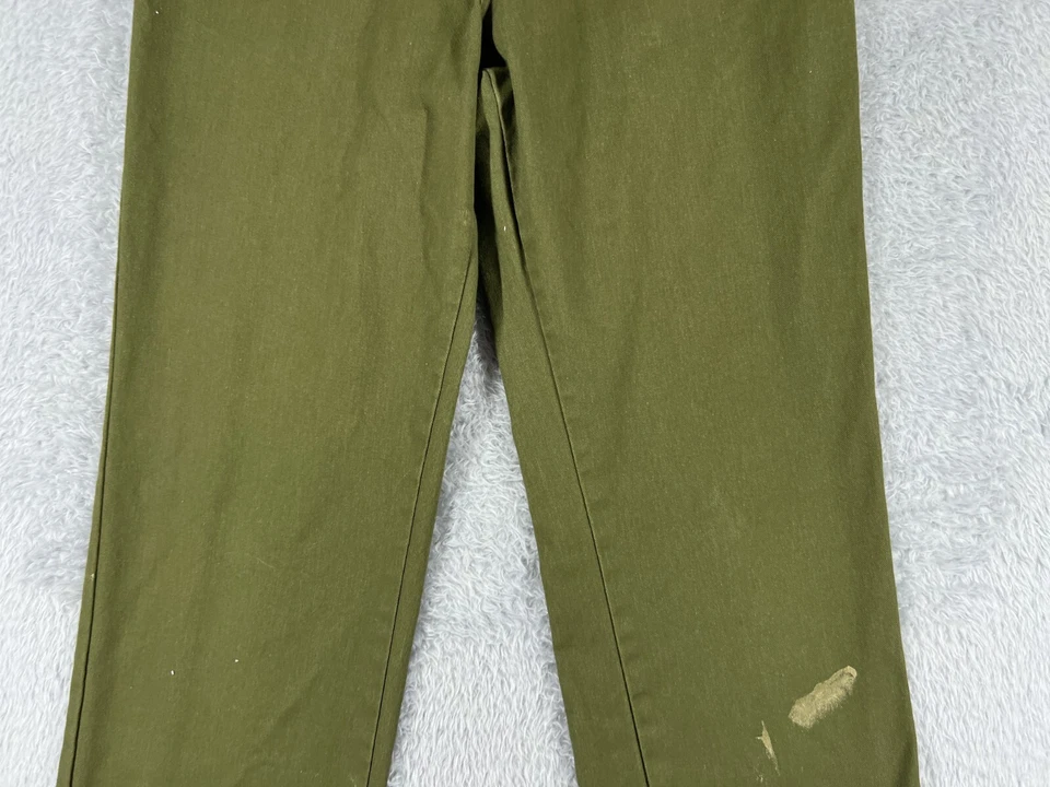 VINTAGE Boy Scouts Pants Adult 40 Green Official Uniform Twill Cargo 40x26 READ - Image 3 of 4