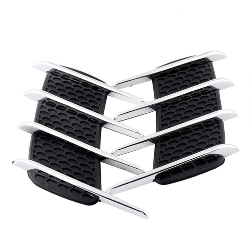 2Pcs Car Auto Surface Air Vent Decor Waterproof Grille Sticker Decor - 第 3/4 張圖片