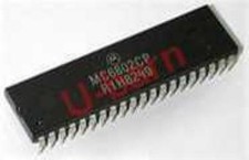 2pcs MC6802P DIP-40 Microprocessor With Clock RH