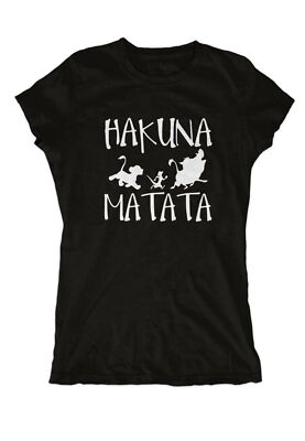 Hakuna Matata Girlie M2 Fun Kult Löwen Simba Timon Pumba Urlaub König Sprüche