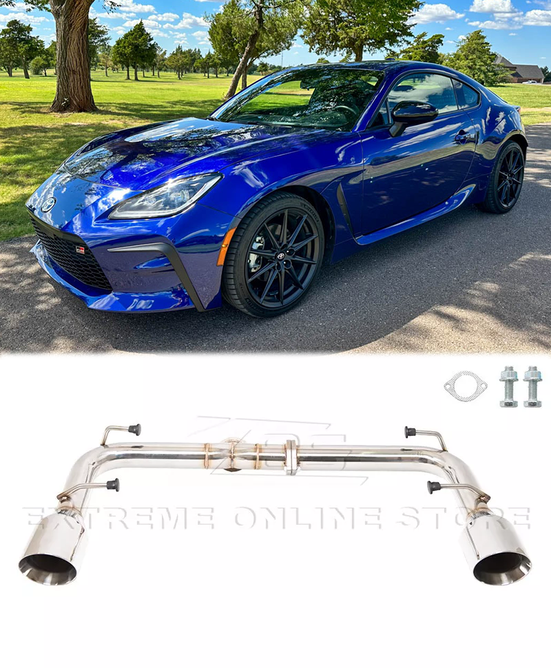 屑流  For 12-20 Scion FR-S BRZ Toyota 86 | Muffler Delete Axle Back 4.5